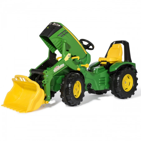 Traktor na pedały z łyżką Premium John Deere / Rolly Toys