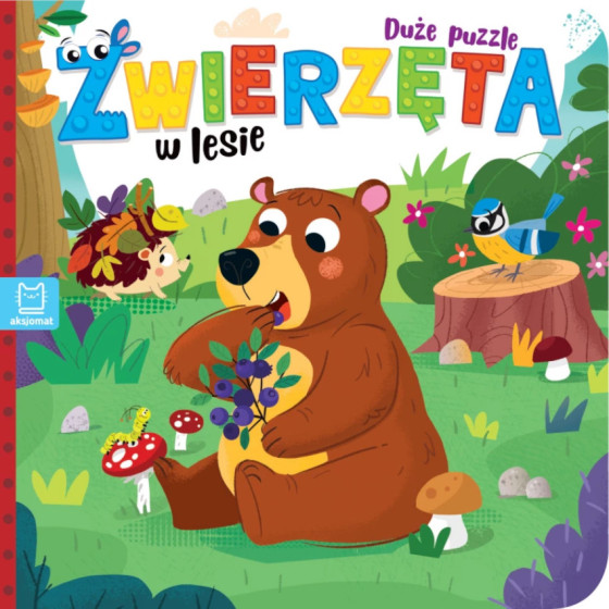 Czytanka z puzzlami Zwierzęta w lesie / Aksjomat