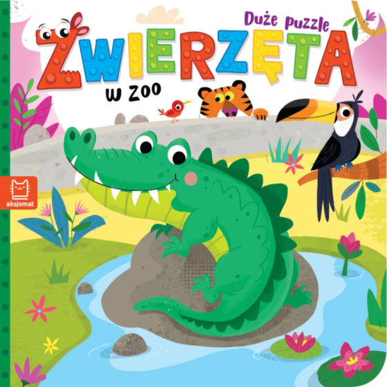 Czytanka z puzzlami Zwierzęta w zoo / Aksjomat