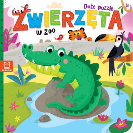 Czytanka z puzzlami Zwierzęta w zoo / Aksjomat