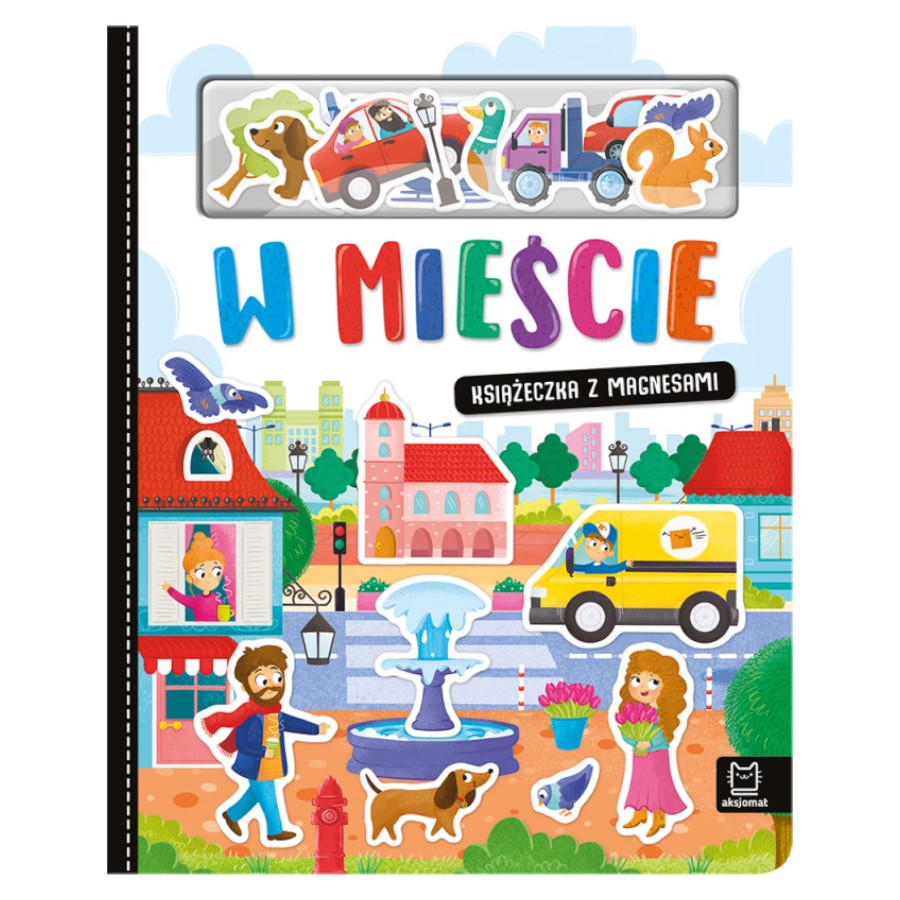 Książeczka z magnesami W mieście / Aksjomat