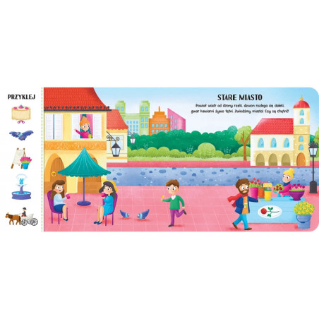 Książeczka z magnesami W mieście / Aksjomat