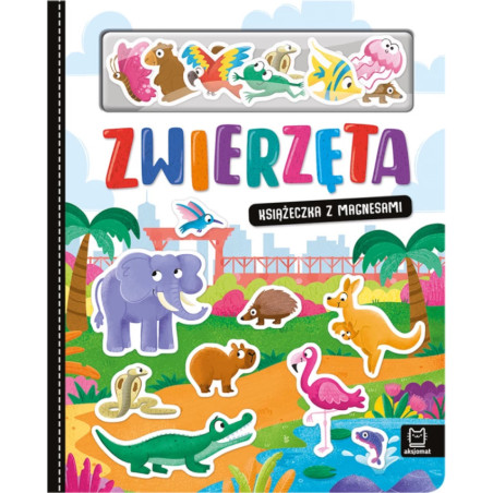 Książeczka z magnesami Zwierzęta / Aksjomat
