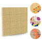 Tablica naukowo-kreatywna STEM + Panel monatażowy 80 x 80 cm / Masterkidz