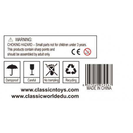 Dwustronna tablica edukacyjna kredowo-magnetyczna / Classic World