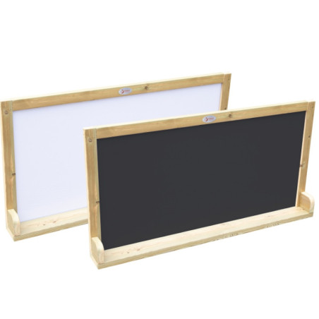 Dwustronna tablica edukacyjna kredowo-magnetyczna / Classic World