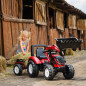 Traktor na pedały z przyczepką i łyżką Valtra / Falk