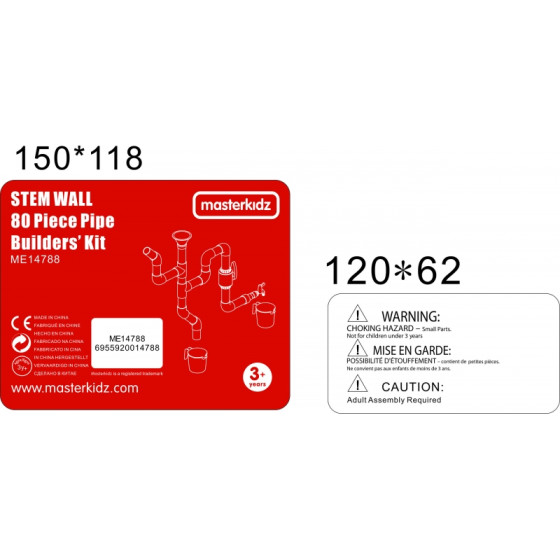 System rur do tablicy STEM 80 el. / Masterkidz
