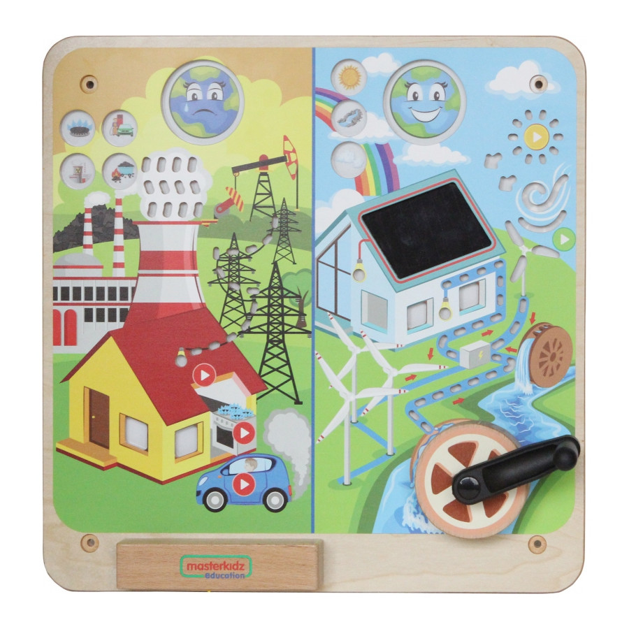 Tablica edukacyjna Energia odnawialna i nieodnawialna / Masterkidz