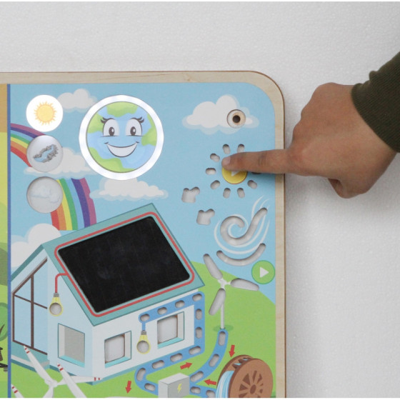 Tablica edukacyjna Energia odnawialna i nieodnawialna / Masterkidz