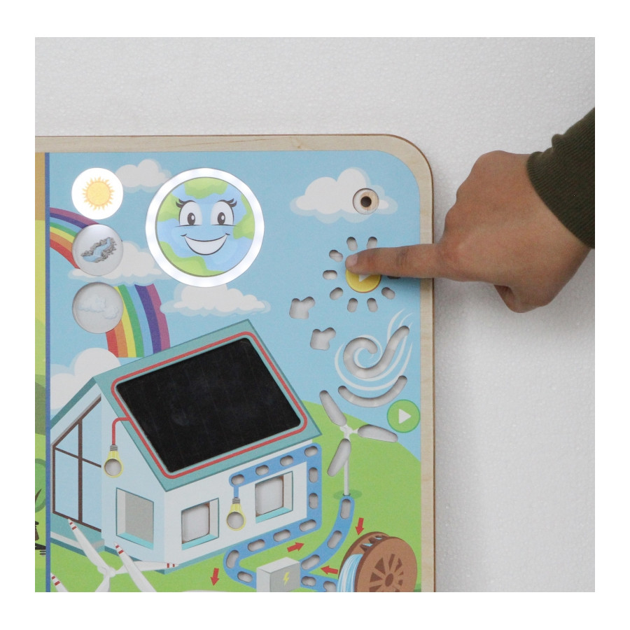 Tablica edukacyjna Energia odnawialna i nieodnawialna / Masterkidz