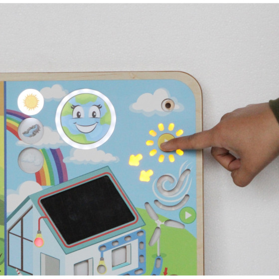 Tablica edukacyjna Energia odnawialna i nieodnawialna / Masterkidz