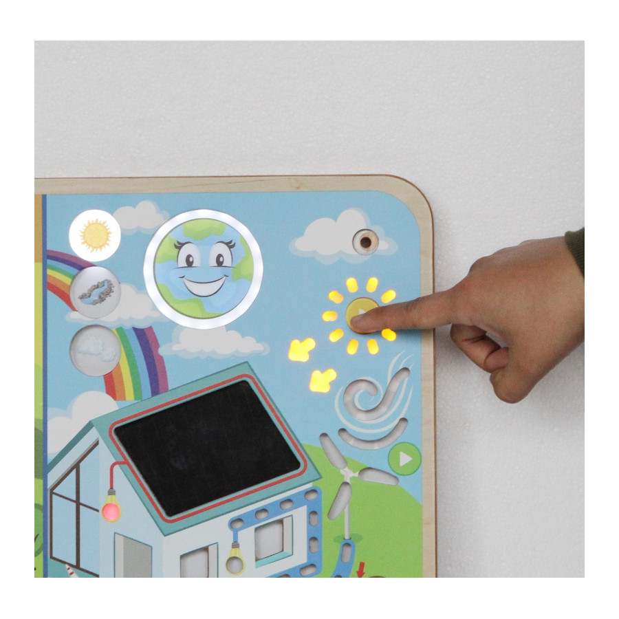 Tablica edukacyjna Energia odnawialna i nieodnawialna / Masterkidz