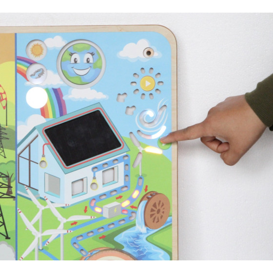 Tablica edukacyjna Energia odnawialna i nieodnawialna / Masterkidz