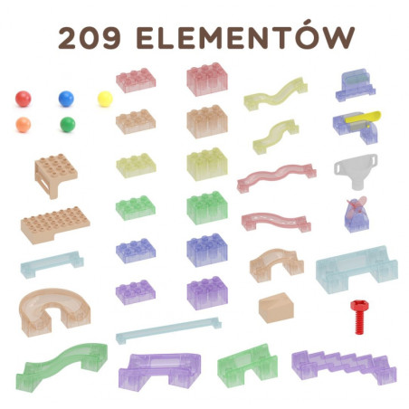 Tor dla piłek do tablicy STEM 209 el. / Masterkidz