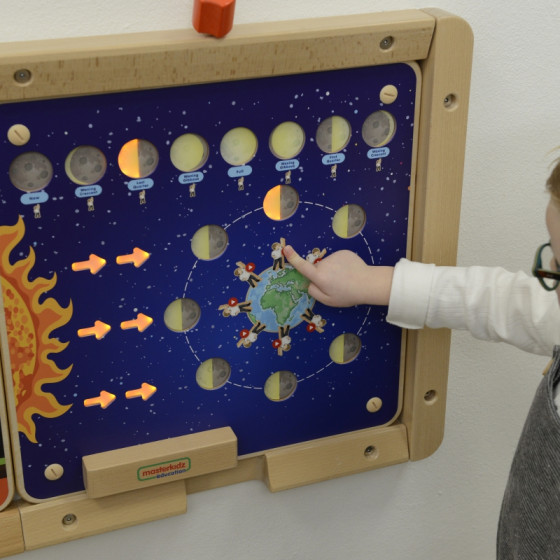 Tablica edukacyjna Fazy księżyca / Masterkidz