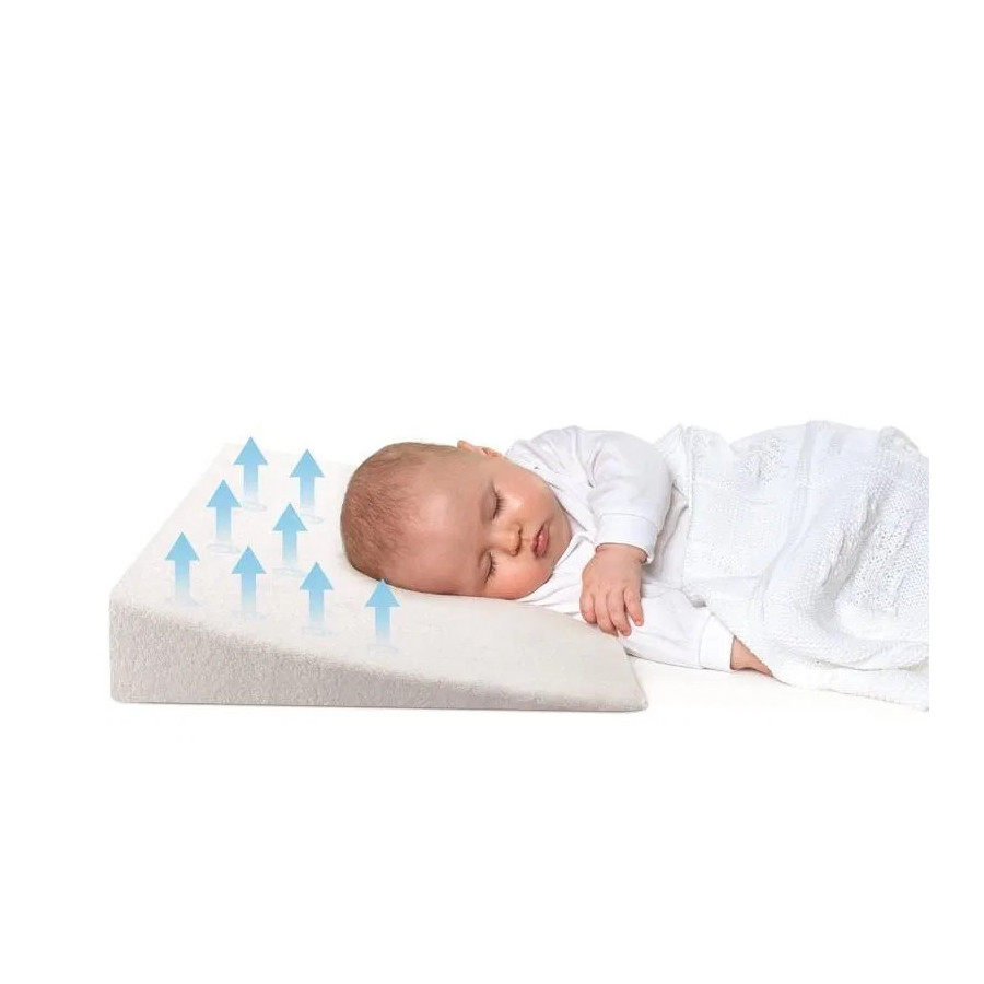Poduszka klin dla dzieci 60x36 cm Biała / Baby Matex
