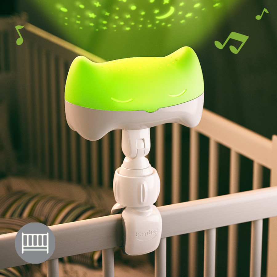 Lampka nocna z projektorem gwiazd Hooty / BenBat
