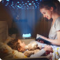 Lampka nocna z projektorem gwiazd Hooty / BenBat