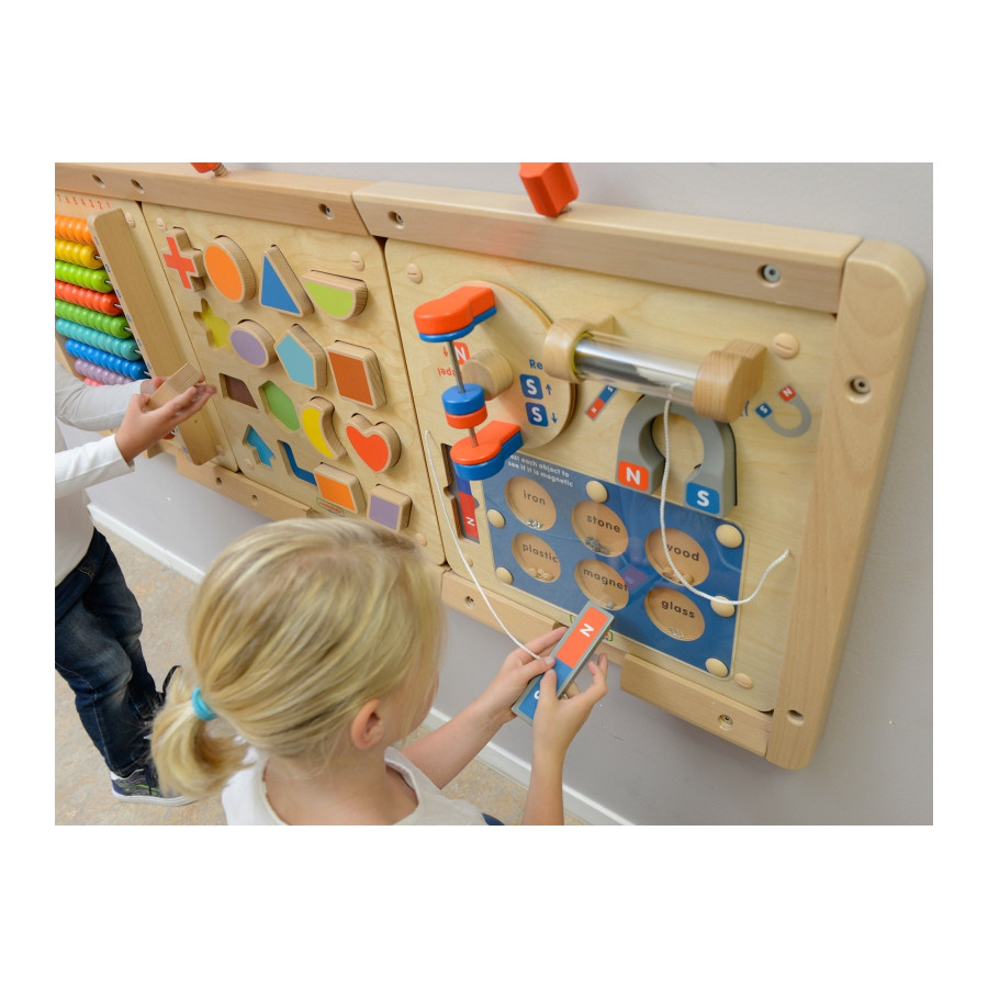 Tablica edukacyjna o przyciąganiu magnetycznym / Masterkidz