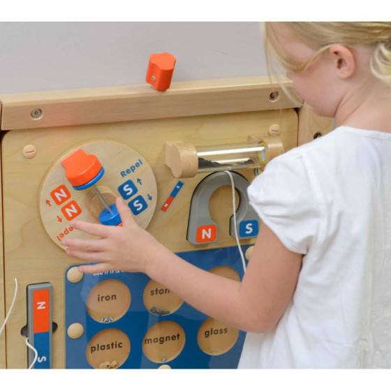 Tablica edukacyjna o przyciąganiu magnetycznym / Masterkidz