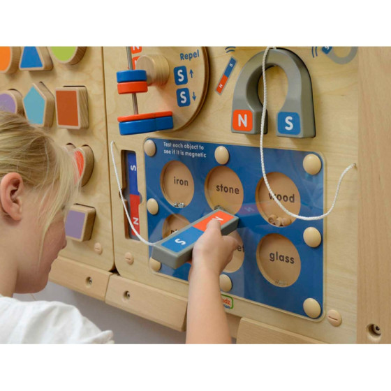 Tablica edukacyjna o przyciąganiu magnetycznym / Masterkidz