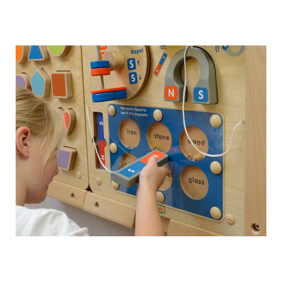 Tablica edukacyjna o przyciąganiu magnetycznym / Masterkidz