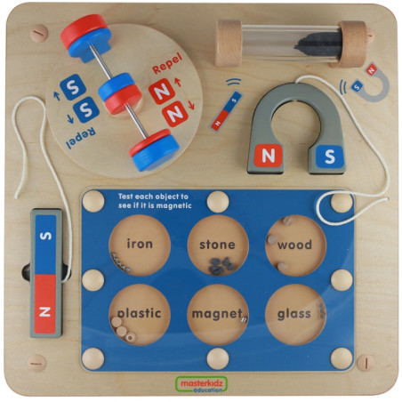 Tablica edukacyjna o przyciąganiu magnetycznym / Masterkidz