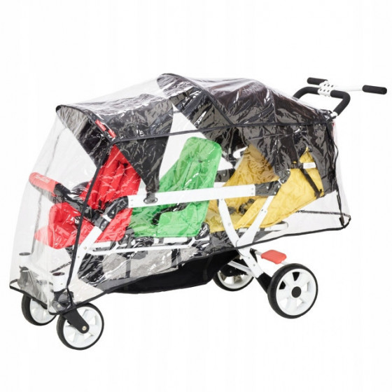 Wózek spacerowy do żłobka Lidoo Ergondrive 3-osobowy / Familidoo