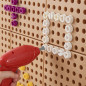 Kolorowe śrubki do tablicy STEM 512 szt. / Masterkidz