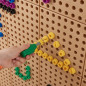 Kolorowe śrubki do tablicy STEM 512 szt. / Masterkidz