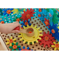 Koła zębate do paneli ściennych STEM 198 el. / Masterkidz