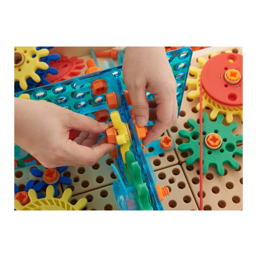 MASTERKIDZ Zestaw Akcesoriów Mix Koła Zębate do Paneli Ściennych STEM 198 el.