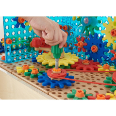 Koła zębate do paneli ściennych STEM 198 el. / Masterkidz