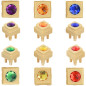 Akrylowe kolorowe diamenciki do tablicy STEM 72 szt. / Masterkidz Akrylowe kolorowe diamenciki do tablicy STEM 72 szt. / Masterkidz