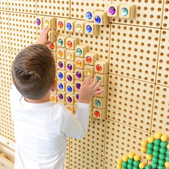 Akrylowe kolorowe diamenciki do tablicy STEM 72 szt. / Masterkidz