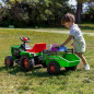 Traktor na akumulator z przyczepką Basic 6V / Injusa Traktor na akumulator z przyczepką Basic 6V / Injusa