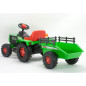 Traktor na akumulator z przyczepką Basic 6V / Injusa Traktor na akumulator z przyczepką Basic 6V / Injusa