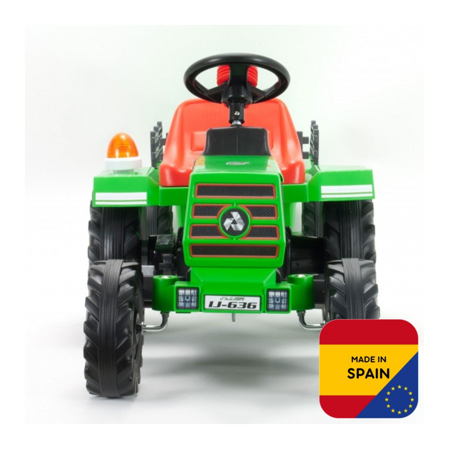 Traktor na akumulator z przyczepką Basic 6V / Injusa