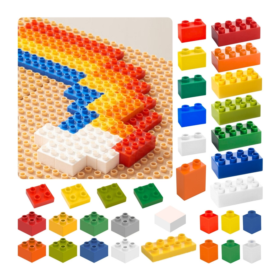 Klocki konstrukcyjne do tablicy STEM 563 el. / Masterkidz