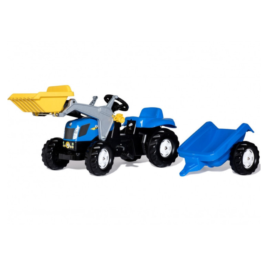 Traktor z łyżką i przyczepką RollyKid-X New Holland / Rolly Toys