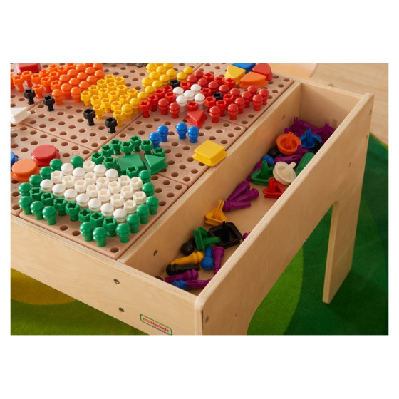 Zestaw akcesoriów - Kołeczki, śrubki, narzędzia 352 el. / Masterkidz