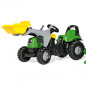 Traktor z łyżką i przyczepką RollyKid Deutz-Fahr / Rolly Toys
