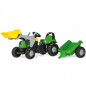 Traktor z łyżką i przyczepką RollyKid Deutz-Fahr / Rolly Toys