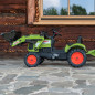 Traktor na pedały z przyczepą i łyżką Claas / Falk