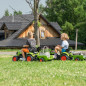 Traktor na pedały z przyczepą i łyżką Claas / Falk