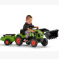 Traktor na pedały z przyczepą i łyżką Claas / Falk