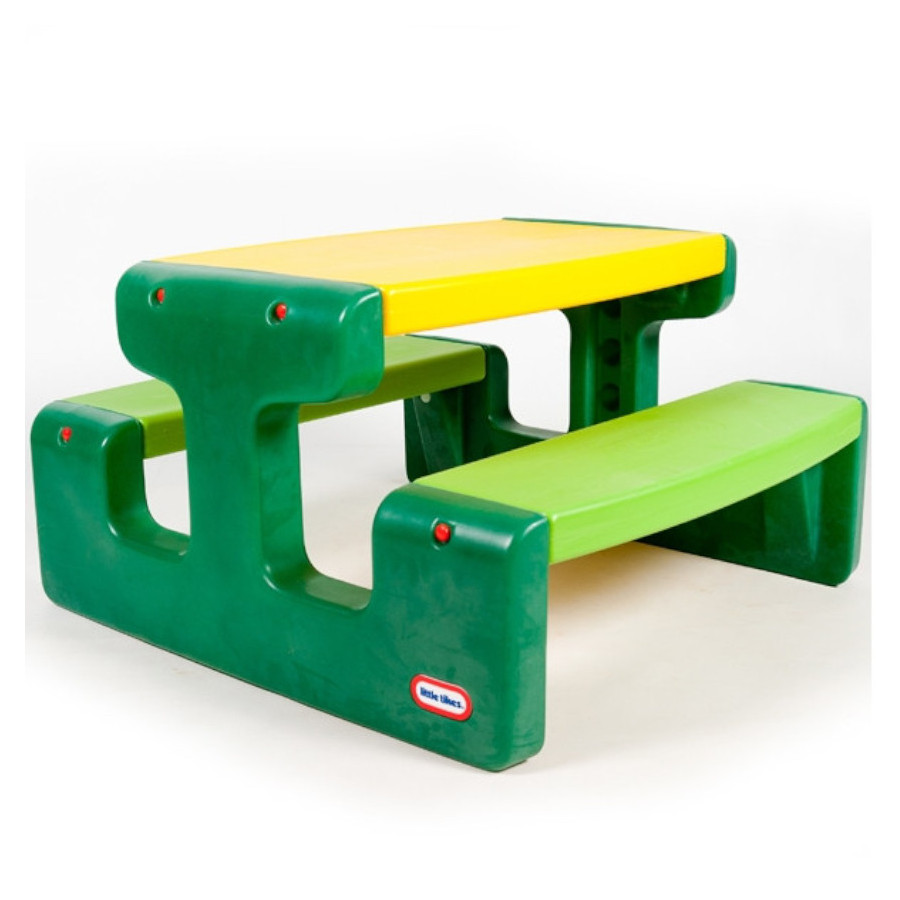 Stolik piknikowy z ławeczkami Zielony / Little Tikes Stolik piknikowy z ławeczkami Zielony / Little Tikes