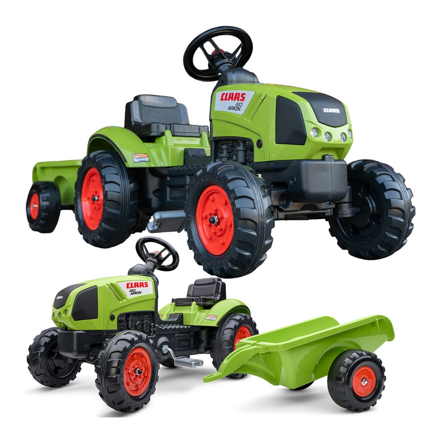 Traktor na pedały z przyczepą Claas / Falk