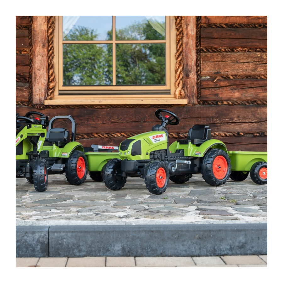 Traktor na pedały z przyczepą Claas / Falk